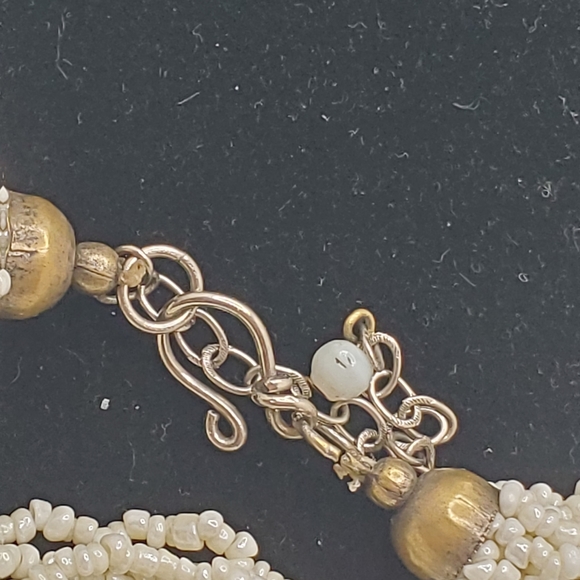 Vintage beaded necklace - Picture 5 of 6